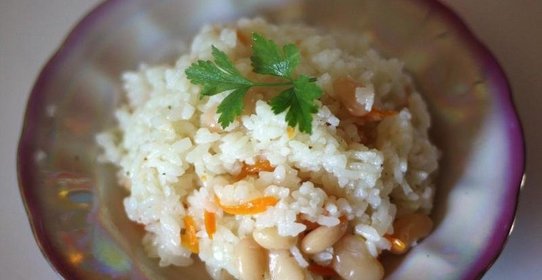 Плов с фасолью