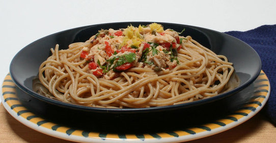 Паста с тунцом