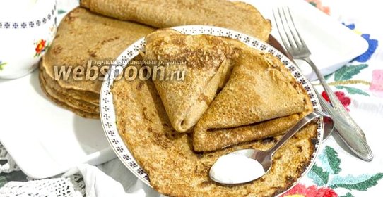 Блины с кориандром