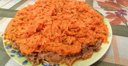 Сырой морковный торт