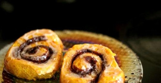 Тыквенные булочки с корицей