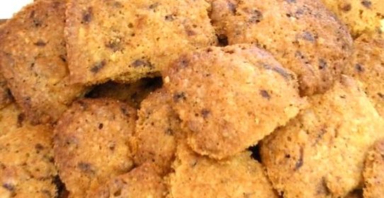 Кофейное печенье с грецкими орехами