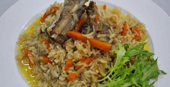 Плов с ребрышками