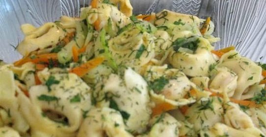 Тортеллини с овощами