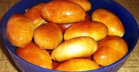 Пирожки на кефире в духовке без дрожжей