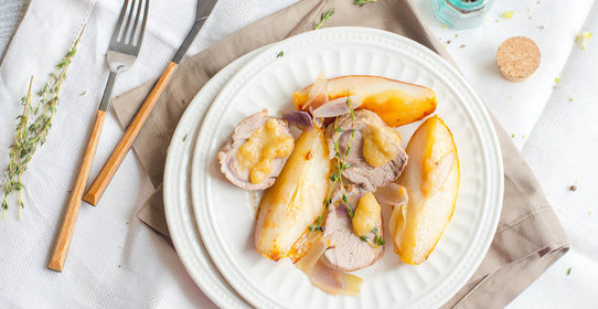 Свинина с грушами