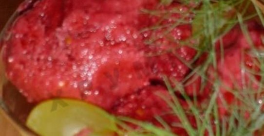 Замороженный ягодный десерт