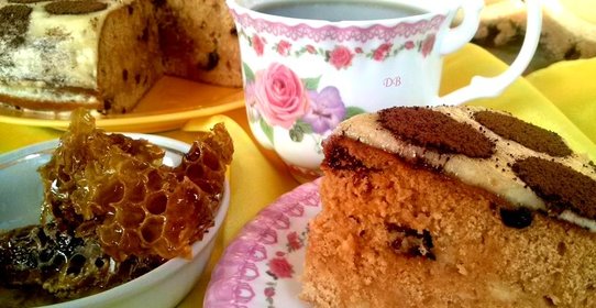 Медовик из заварного теста