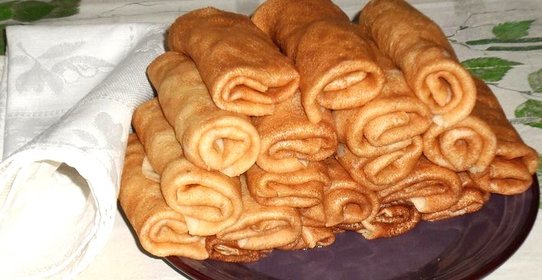 Блины с мясом