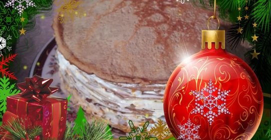 Торт из куриной печени с чесноком