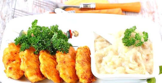 Котлеты куриные с морковью и луком