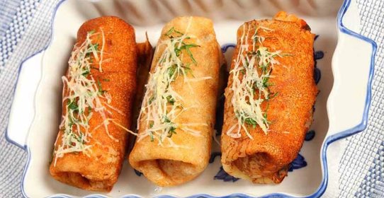 Блинчики с овощами