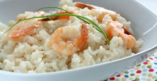Ризотто с креветками