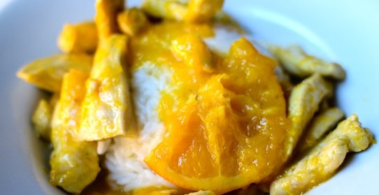 Куриное филе в апельсиновом соусе