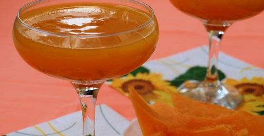 Тыквенный кисель с курагой