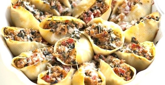 Фаршированные макароны