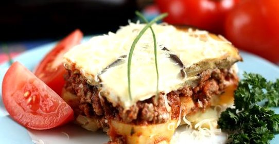 Мусака с баклажанами