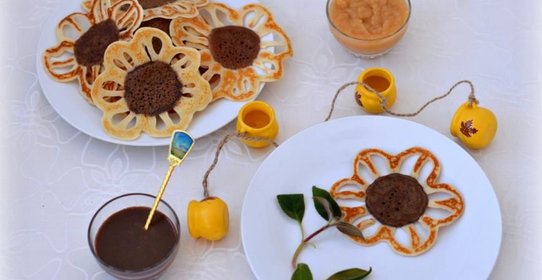 Блины-подсолнухи