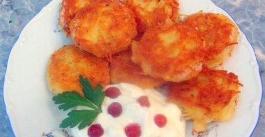 Оладьи из вермишели с сыром