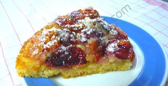 Пирог Сливовый перевертыш