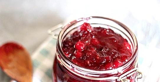 Быстрое варенье из клюквы