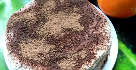 Банановый блинный торт