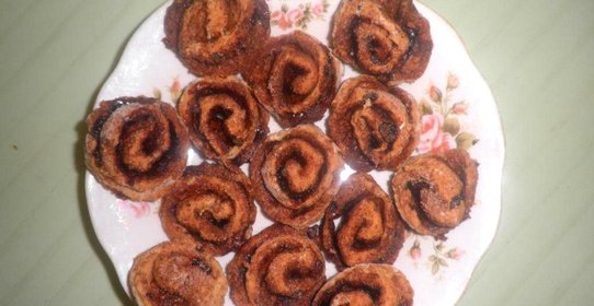 Печенье Розочки с какао