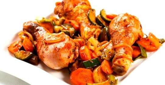 Курица в соусе эстрагон