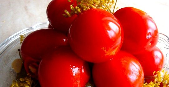 Маринованные помидоры черри