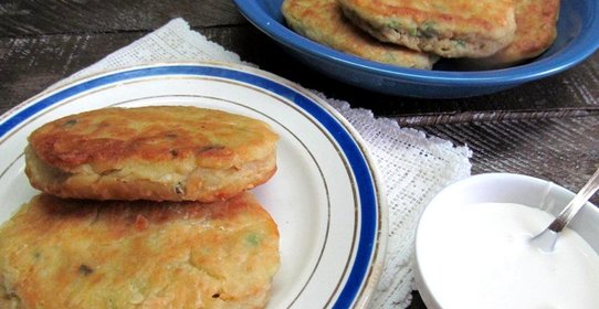 Ленивые пирожки с картофелем