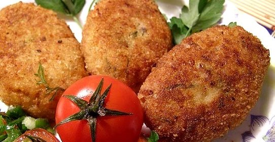 Крабовые котлеты с сыром