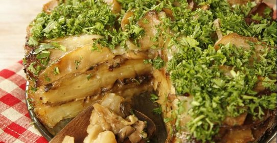 Грибной торт