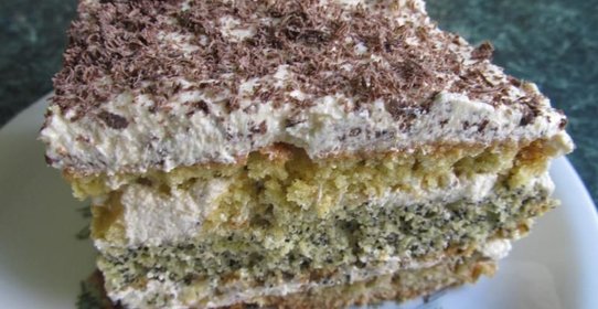 Торт Сказка с маком