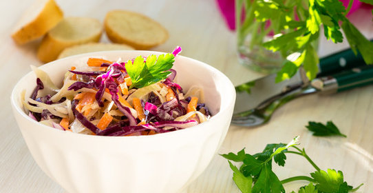 Капустный салат с апельсином