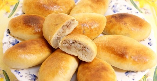 Пирожки с мясом и рисом
