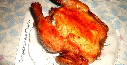 Цыплёнок жареный в духовке