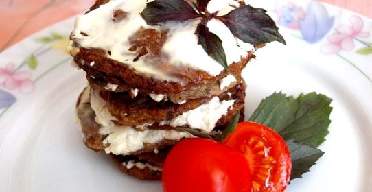 Печеночные оладьи из говяжьей печени