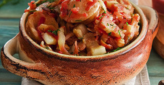 Капустная солянка в мультиварке