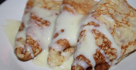 Ажурные блинчики на топленом молоке