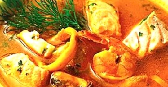 Рыбно-кукурузная похлебка