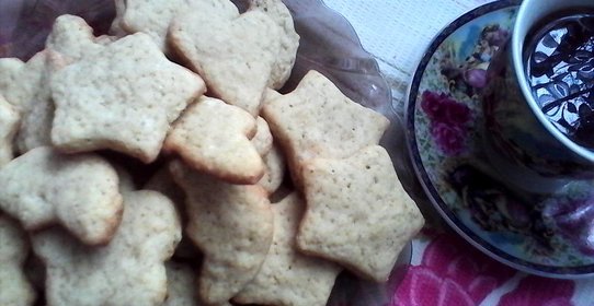 Песочное печенье с корицей и имбирем