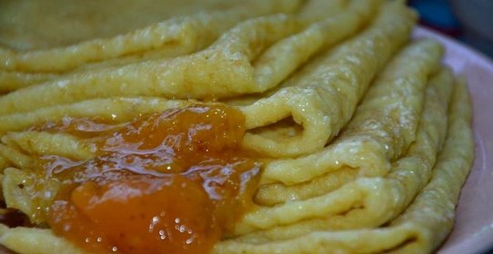 Блинчики домашние на молоке