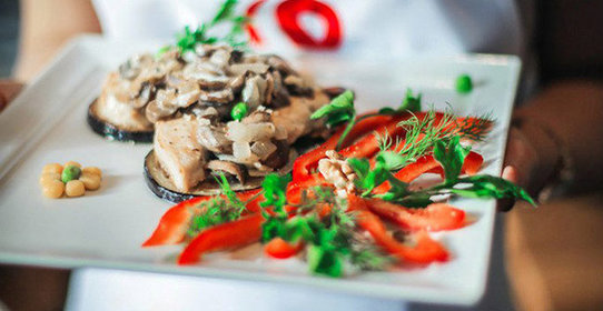 Курица с баклажанами