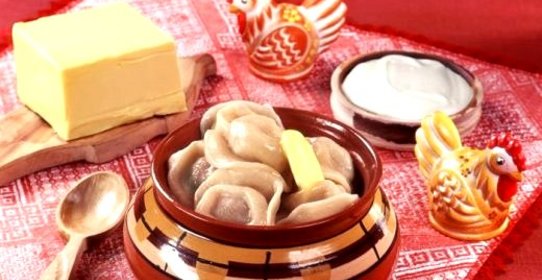 Пельмени в горшочках в аэрогриле