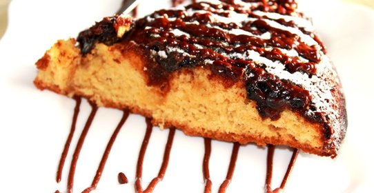 Сливовый пирог из семолины