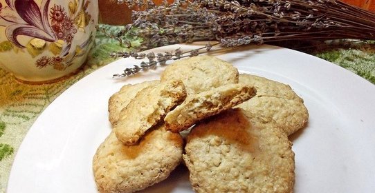 Простое овсяное печенье