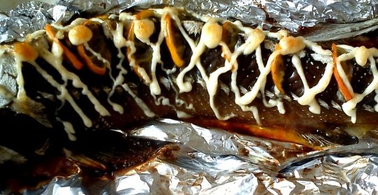 Осетр в фольге