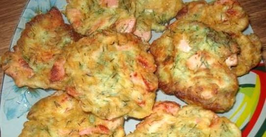 Оладьи с сосиской