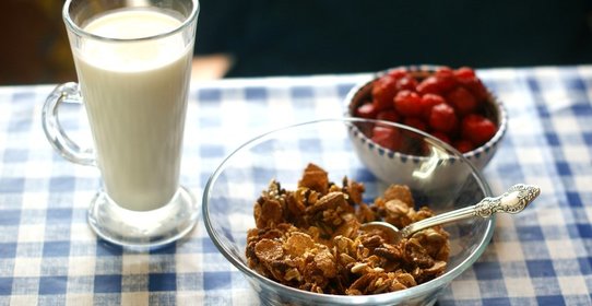 Запеченные карамельные мюсли