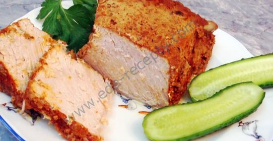 Свинина, запеченная в тесте